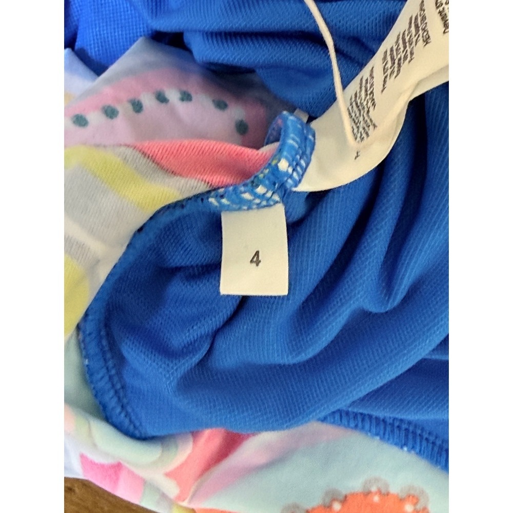 Bleu Rod Beattie Multi Color Paisley Ruched Bandeau Tankini Top RBGB22479 Size 4 - Picture 4 of 6